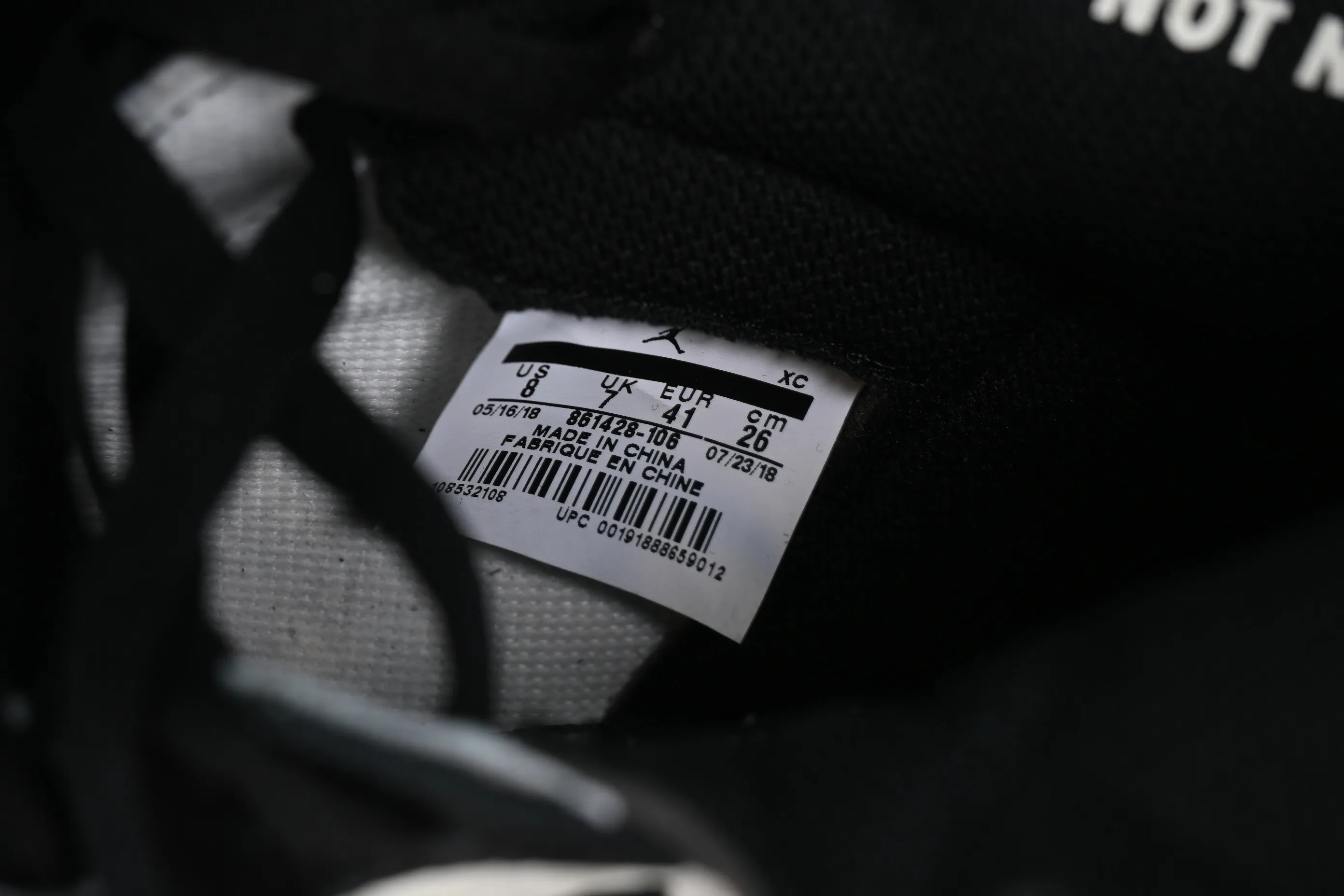All categories Air Jordan Jordan series basketball shoes Air Jordan 1 High Air Jordan 1 Retro High OG NRG "Not For Resale" AJ1 No resale Black and white red toe 861428-106